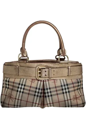 Burberry Pre-owned, Kobieta, Beżowy, ONE SIZE, Pre-owned Leather totes