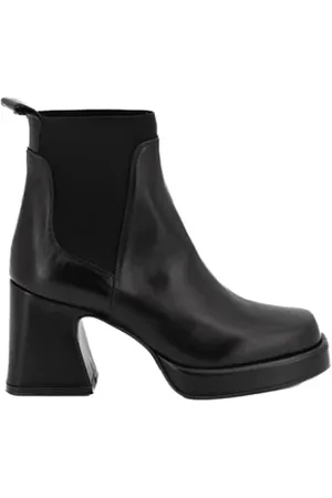Albano Buty, Kobieta, Czarny, 40 EU, Kozaki damskie z gładkiej skóry