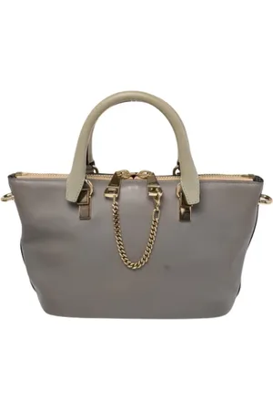 Chloé Pre-owned, Kobieta, Szary, ONE SIZE, Pre-owned Leather totes