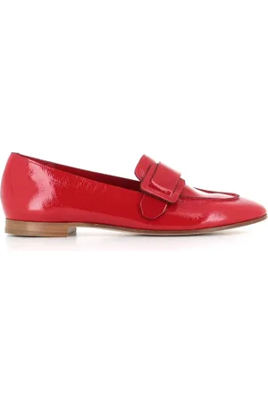 ROBERTO DEL CARLO Buty, Kobieta, Czerwony, 36 EU, Czerwone lakierowane płaskie sandały
