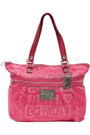 Coach Pre-owned, Kobieta, Różowy, ONE SIZE, Pre-owned Canvas totes