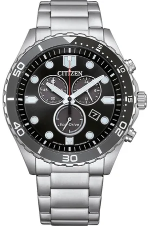 Citizen Akcesoria, Kobieta, Czarny, ONE SIZE, Sportowy Aqua Chrono Zegarek