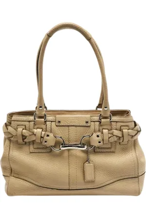 Coach Pre-owned, Kobieta, Beżowy, ONE SIZE, Pre-owned Leather totes