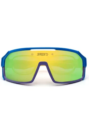 Briko Akcesoria, unisex, Niebieski, ONE SIZE, Wielokolorowe okulary przeciwsłoneczne Rainbow Vintage