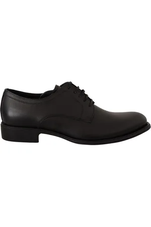 Dolce & Gabbana Buty, Mężczyzna, Czarny, 41 EU, Autentyczne włoskie Derby Buty Formalne