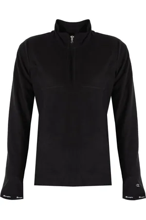 Champion Bluzy, Kobieta, Czarny, L, Poliester, Elegancka Sportowa Kurtka