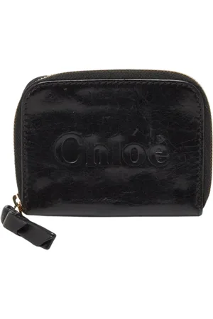 Chloé Pre-owned, Kobieta, Czarny, ONE SIZE, Pre-owned portfele płócienne