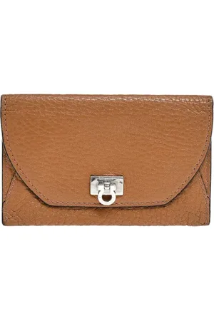Salvatore Ferragamo Pre-owned, Kobieta, brązowy, ONE SIZE, Pre-owned skórzane portfele