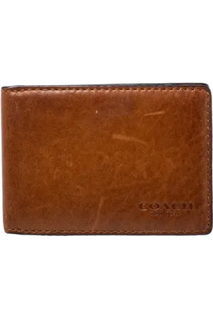 Coach Pre-owned, Kobieta, brązowy, ONE SIZE, Pre-owned skórzane portfele