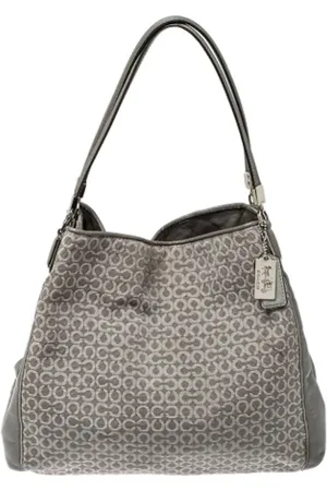 Coach Pre-owned, Kobieta, Szary, ONE SIZE, Pre-owned Canvas handbags