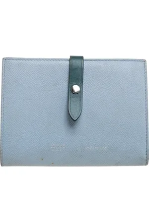 Céline Pre-owned, Kobieta, Niebieski, ONE SIZE, Pre-owned skórzane portfele