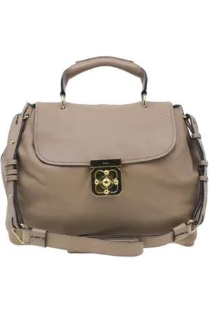 Chloé Pre-owned, Kobieta, Beżowy, ONE SIZE, Pre-owned Skórzane torebki