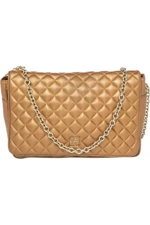 Carolina Herrera Pre-owned, Kobieta, Żółty, ONE SIZE, Pre-owned Skórzane torebki