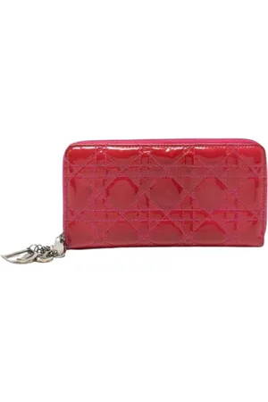 Dior Pre-owned, Kobieta, Różowy, ONE SIZE, Pre-owned skórzane portfele