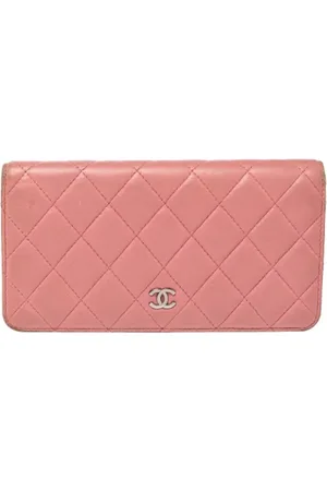 CHANEL Pre-owned, Kobieta, Różowy, ONE SIZE, Pre-owned skórzane portfele