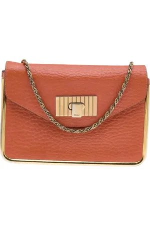Chloé Pre-owned, Kobieta, Pomarańczowy, ONE SIZE, Pre-owned skórzane torby na ramię