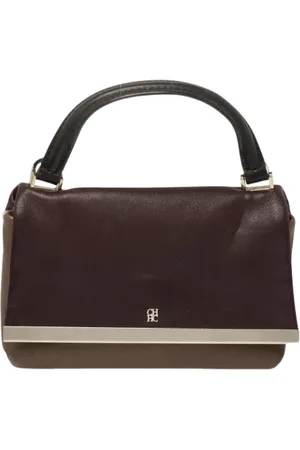 Carolina Herrera Pre-owned, Kobieta, brązowy, ONE SIZE, Pre-owned Skórzane torebki