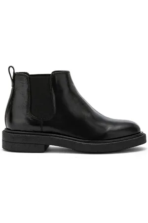 carmens Buty, Kobieta, Czarny, 39 EU, Minimalistyczne skórzane botki