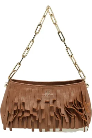 Carolina Herrera Pre-owned, Kobieta, brązowy, ONE SIZE, Pre-owned Skórzane torebki