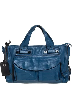 Chloé Pre-owned, Kobieta, Niebieski, ONE SIZE, Pre-owned Skórzane torebki