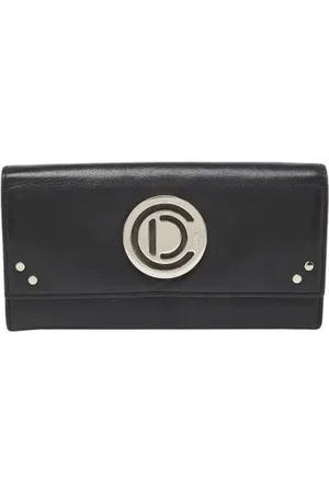 Dior Pre-owned, Kobieta, Czarny, ONE SIZE, Pre-owned skórzane portfele