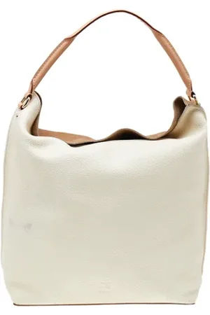 Carolina Herrera Pre-owned, Kobieta, Biały, ONE SIZE, Zamsz, Pre-owned Skórzane torebki
