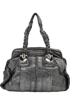Chloé Pre-owned, Kobieta, Szary, ONE SIZE, Pre-owned Skórzane torebki