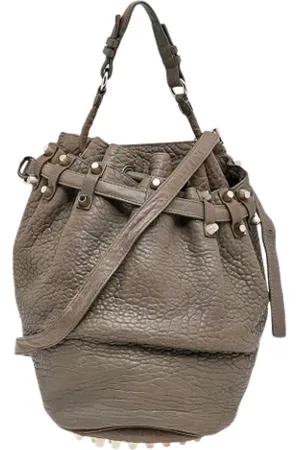 Alexander Wang Pre-owned, Kobieta, Szary, ONE SIZE, Pre-owned skórzane torby na ramię