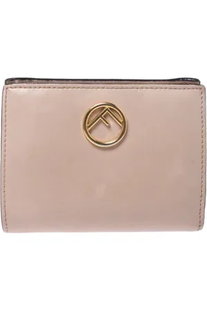 Fendi Pre-owned, Kobieta, Beżowy, ONE SIZE, Pre-owned skórzane portfele