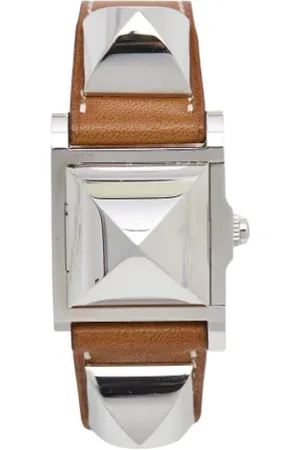 Hermès Pre-owned, Kobieta, brązowy, ONE SIZE, Pre-owned Stainless Steel watches