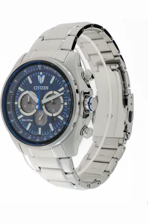 Citizen Akcesoria, Kobieta, Niebieski, ONE SIZE, Crono Active Zegarek ze Stali Nierdzewnej