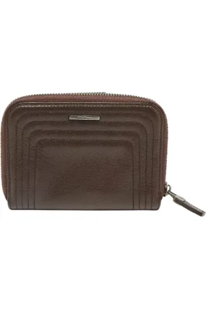 Salvatore Ferragamo Pre-owned, Kobieta, brązowy, ONE SIZE, Pre-owned skórzane portfele
