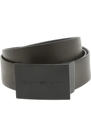 Emporio Armani Pre-owned, Kobieta, Czarny, ONE SIZE, Pre-owned Leather belts