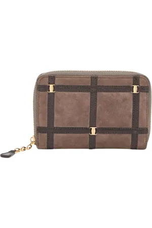 Salvatore Ferragamo Pre-owned, Kobieta, brązowy, ONE SIZE, Pre-owned skórzane portfele