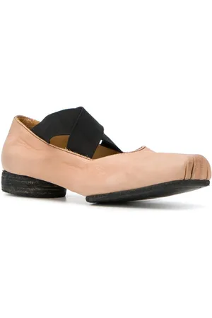 UMA WANG Buty, Kobieta, Różowy, 40 EU, Skóra, Baleriny w kolorze różowym/czarnym