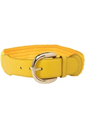 Dolce & Gabbana Pre-owned, Kobieta, Żółty, ONE SIZE, Pre-owned Leather belts
