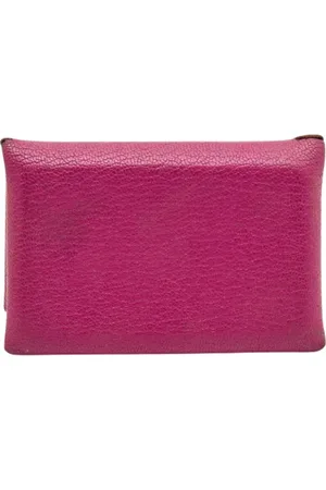 Hermès Pre-owned, Kobieta, Fioletowy, ONE SIZE, Pre-owned skórzane portfele