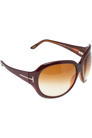 Tom Ford Pre-owned, Kobieta, brązowy, ONE SIZE, Pre-owned Acetate sunglasses