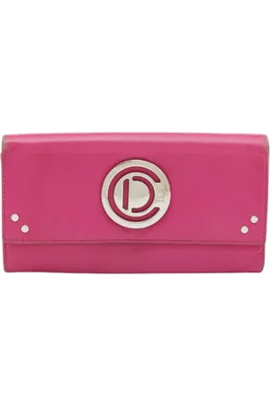 Dior Pre-owned, Kobieta, Różowy, ONE SIZE, Pre-owned skórzane portfele