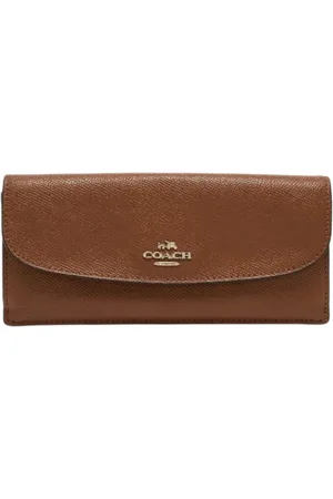 Coach Pre-owned, Kobieta, brązowy, ONE SIZE, Pre-owned skórzane portfele