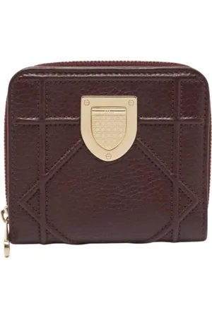 Dior Pre-owned, Kobieta, Czerwony, ONE SIZE, Pre-owned skórzane portfele