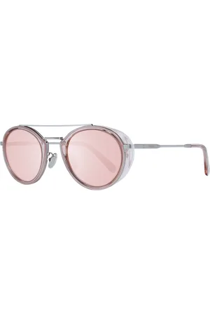 Omega Akcesoria, Mężczyzna, Różowy, ONE SIZE, Różowe Okulary Aviator