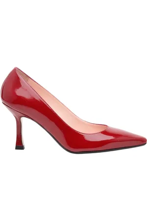 ANNA F. Buty, Kobieta, Czerwony, 37 EU, Czerwone Decolté z lakieru