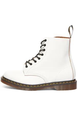 Dr. Martens Buty, Mężczyzna, Biały, 41 EU, Skóra, Vintage Made in England Białe Buty Quilon