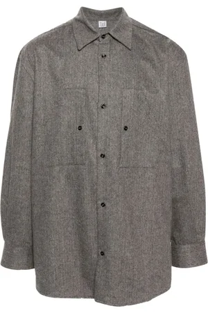 Winnie NY Koszule, Mężczyzna, Szary, L, Casual Shirts