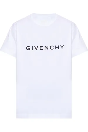Givenchy Koszulki, Mężczyzna, Biały, L, Bawełna, T-shirt z logo