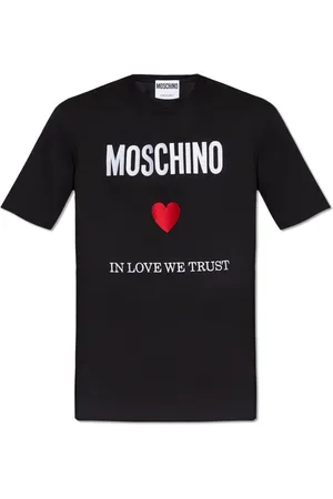 Moschino Koszulki, Mężczyzna, Czarny, XL, T-shirt z logo