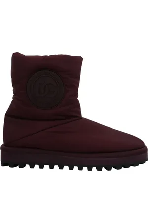 Dolce & Gabbana Buty, Mężczyzna, brązowy, 44 EU, Nylon, Winter Botki