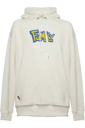Family First Bluzy, Mężczyzna, Biały, XL, Bluza z Kapturem