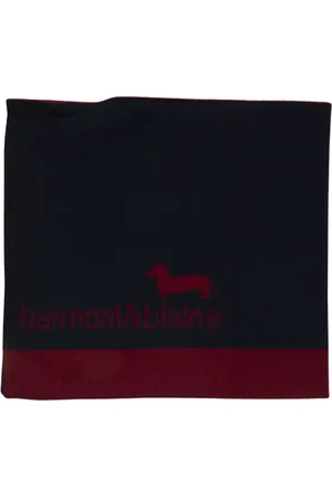 HARMONT&BLAINE Akcesoria, Mężczyzna, Niebieski, ONE SIZE, Double-face Scarf